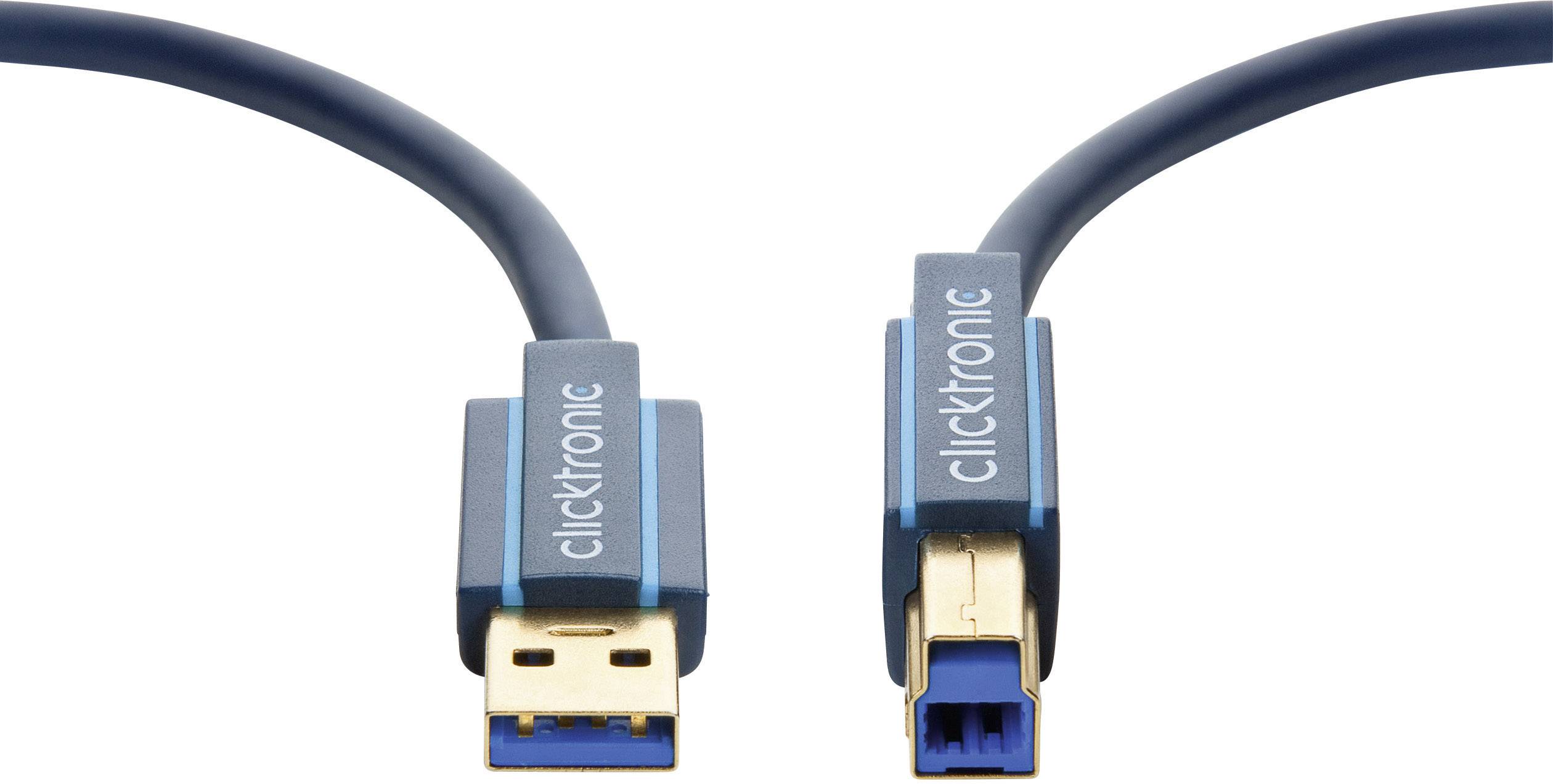 Clicktronic USB-Kabel,High Speed 70092-1