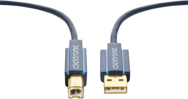 Clicktronic Casual USB 2.0 Kabel - Länge: 1,80 m