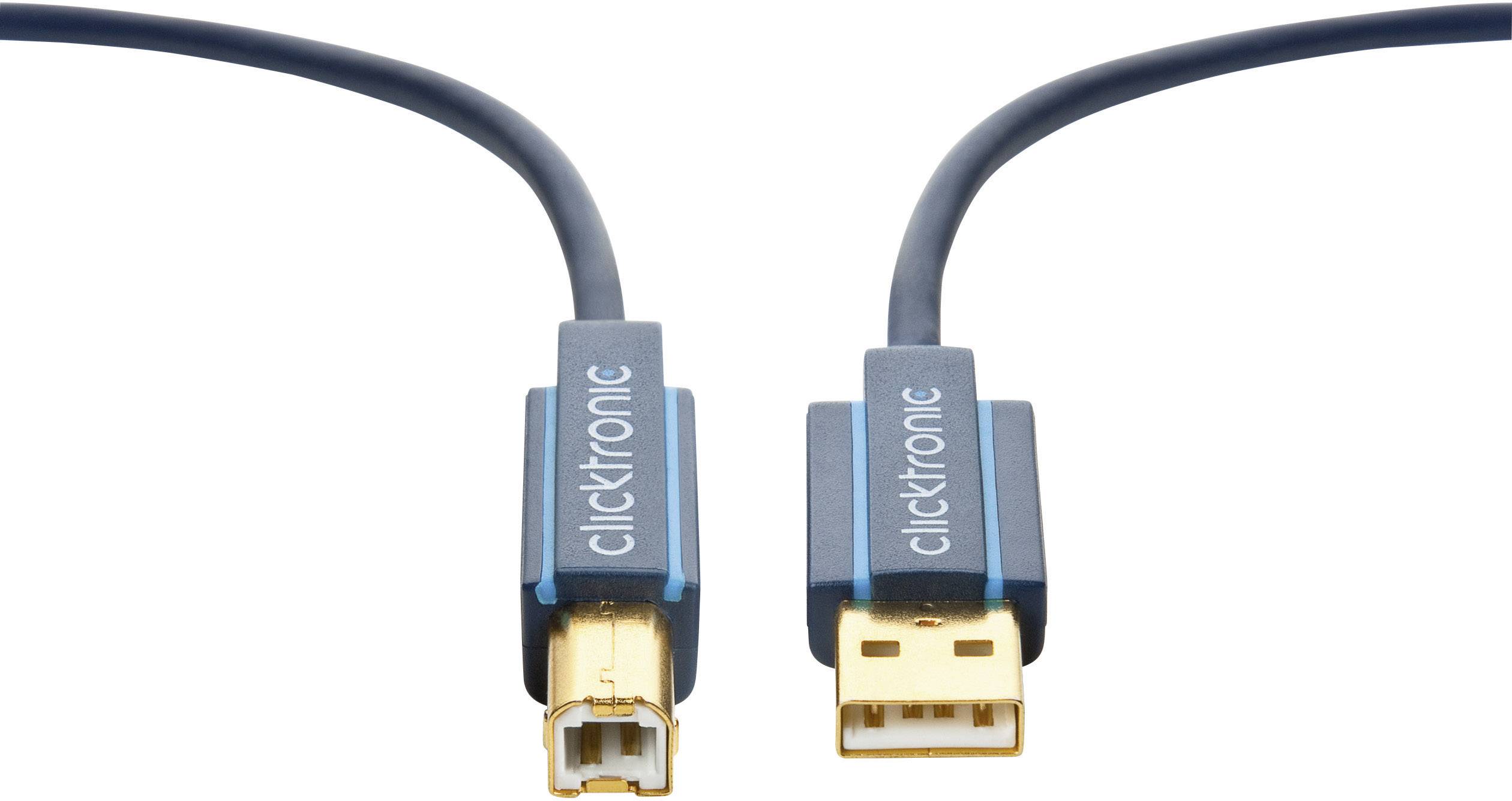 Clicktronic USB-2.0-Kabel 70097-1