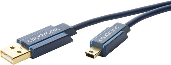 Clicktronic Mini-USB 2.0-Adapterkabel 70127