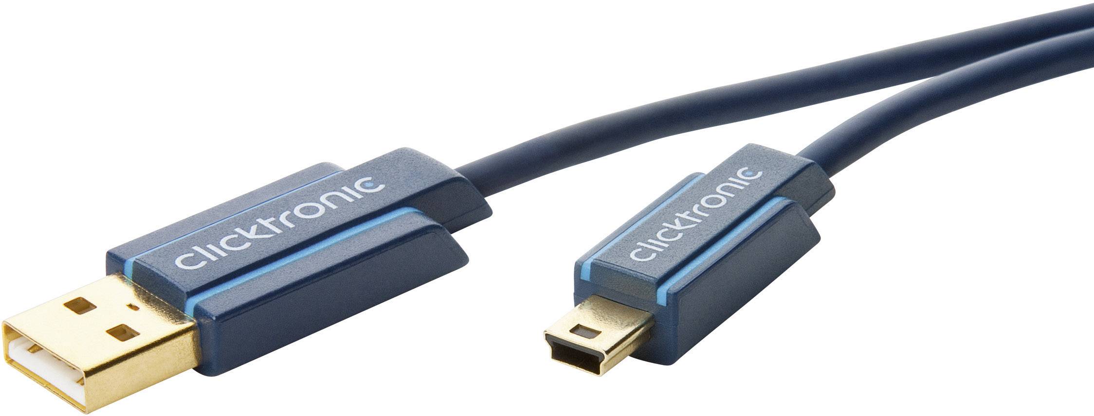 Clicktronic Mini-USB 2.0-Adapterkabel 70127-0