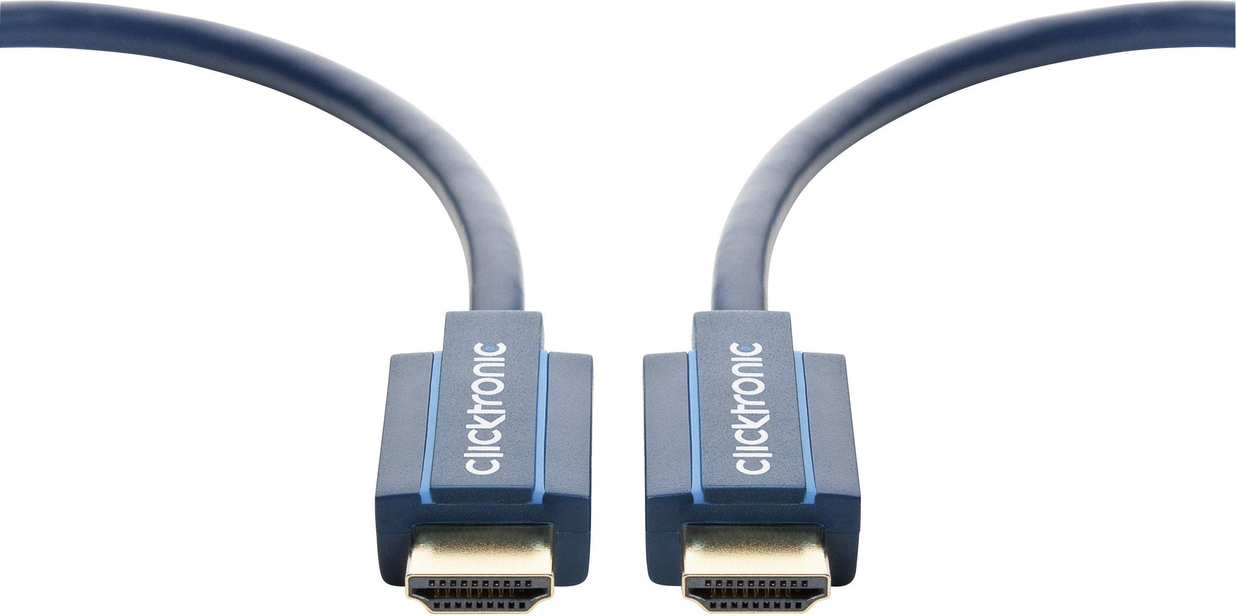 HDMI Cable [1x HDMI plug 1x HDMI plug] 0.5 m Blue from