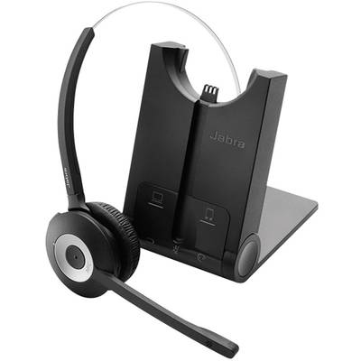 Jabra Pro 935 Telefon  On Ear Headset Bluetooth® Mono Schwarz, Silber Noise Cancelling Mikrofon-Stummschaltung