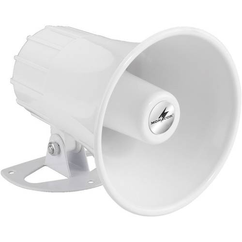 Monacor NR-22KS Druckkammerlautsprecher 15 W Weiß 1 St.
