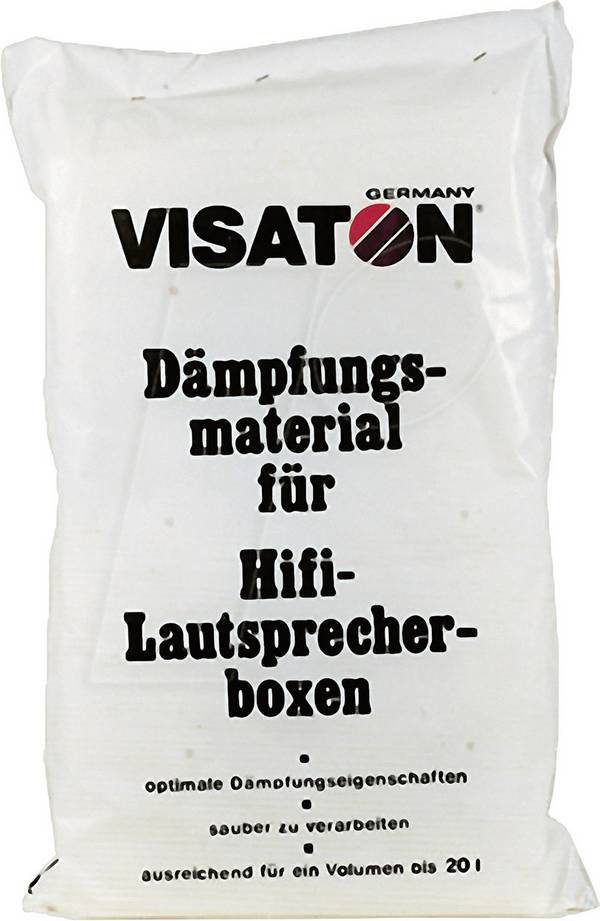 Visaton VS-WOOL2 Dämpfungsmaterial (L x B) 60 mm x 33 mm Polyester