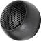 Runder, schwarzer Lautsprecher mit Wabenmuster auf der Vorderseite. Geeignet für die Audioausgabe in technischen Geräten.