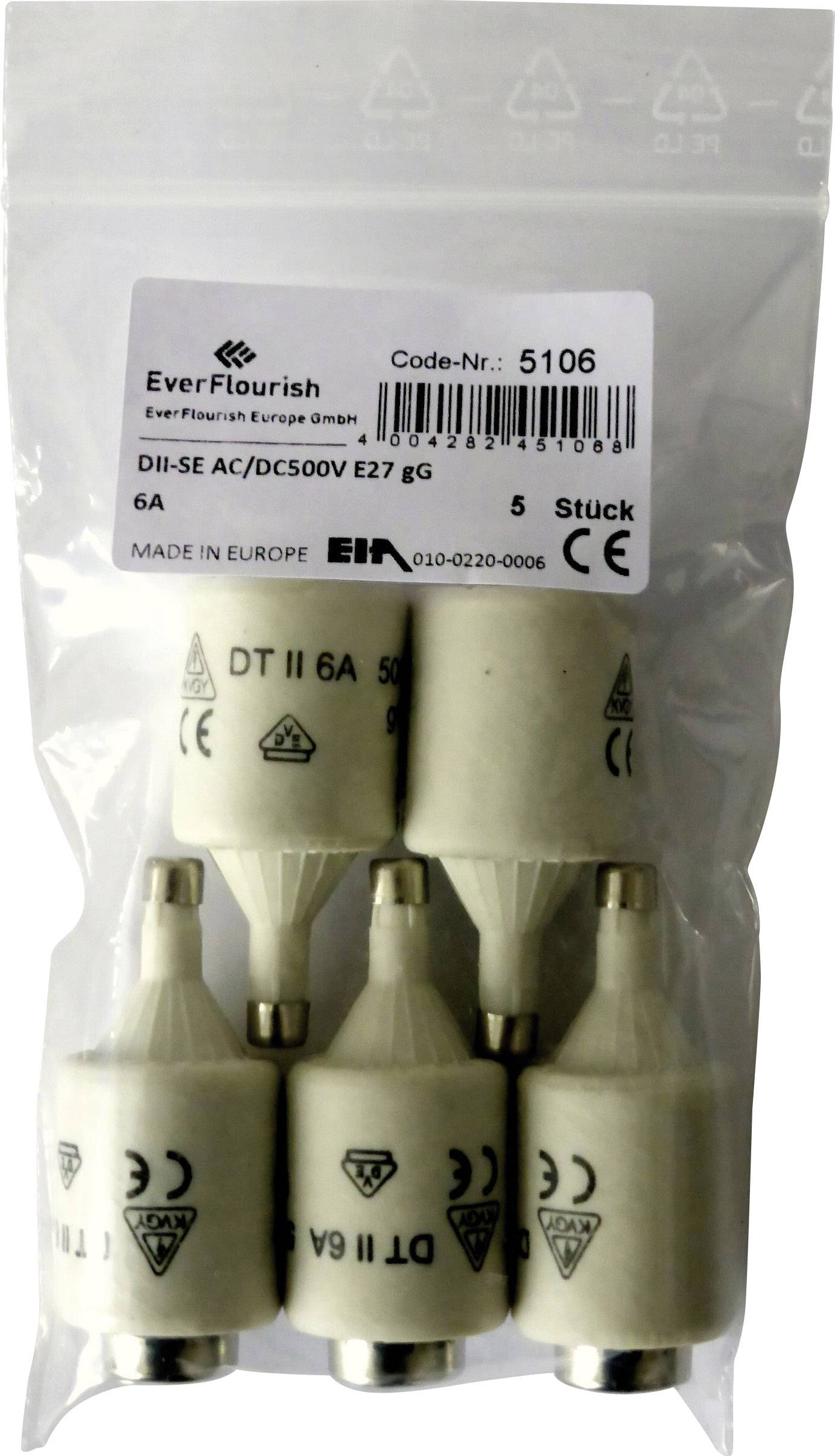 Diazed Neozed Sicherungseinsätze 2-63A Schmelzsicherung