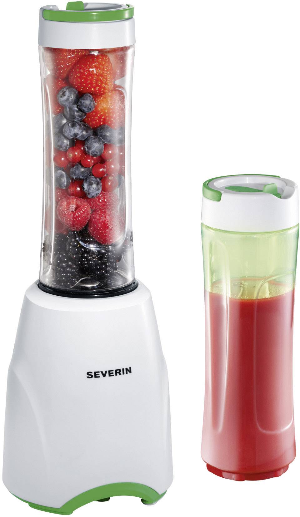 SEVERIN Seve Standmixer Smoothie Mix & Go wh/gn