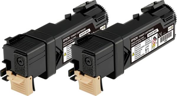 Epson Toner 0630 Original 2er-Pack Schwarz 3000 Seiten C13S050631
