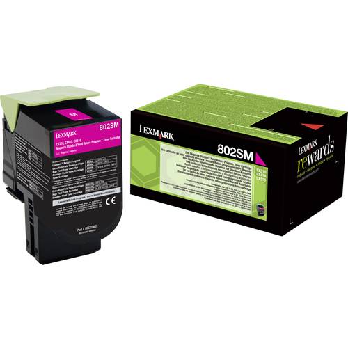 Lexmark Toner 802SM Original Magenta 2000 Seiten 80C2SM0