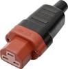 Kalthoff 444002 Warmgeräte-Steckverbinder 444 Gesamtpolzahl: 2 + PE 16 A Schwarz, Rot 1 St.