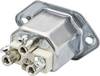 Kalthoff 444055 Warmgeräte-Steckverbinder 444 Chassisstecker, Einbau Gesamtpolzahl: 2 + PE 16 A Metall 1 St.