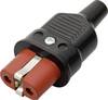 Kalthoff 344002 Warmgeräte-Steckverbinder 344 Stecker, gerade Gesamtpolzahl: 2 + PE 16 A Schwarz, Rot 1 St.