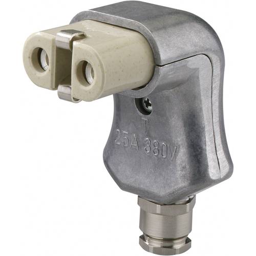 Kalthoff 840014 Warmgeräte-Steckverbinder 344 Buchse, gewinkelt Gesamtpolzahl: 2 + PE 16 A Aluminium 1 St.