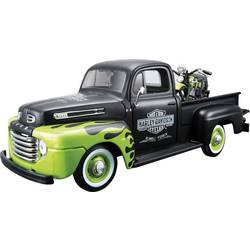 Model auta Maisto Ford Pick Up F1 \´48 und Modellmotorrad FL Panhead Harley Davidson, 1:24