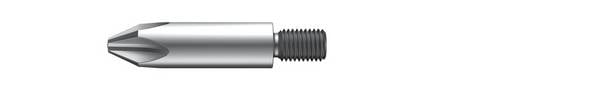 Wiha 01943 01943 Kreuzschlitz-Bit Antrieb: M5 Abtrieb: Kreuzschlitz Phillips PH 2 45 mm