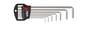 Wiha Innen-Sechskant Winkelschraubendreher-Set 1.5 mm, 2 mm, 2.5 mm, 3 mm, 4 mm, 5 mm, 6 mm 7teilig