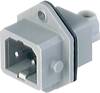 Hirschmann 930622106-1 Netz-Steckverbinder STASEI Stecker, Einbau vertikal Gesamtpolzahl: 2 + PE 16 A Grau 1 St.