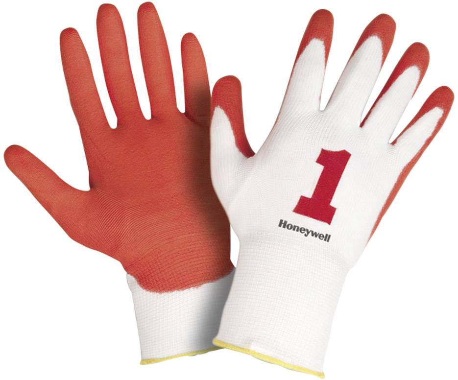 Handschuhe : 8 M EN 388 L+D Nitril Aqua 1169-M Nylon Arbeitshandschuh Größe 