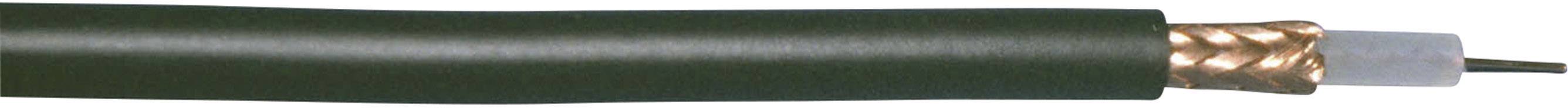 BEDEA Koaxialkabel Außen-Durchmesser: 6.15 mm RG59 75 ¿ Schwarz Bedea 10850911 Meterware