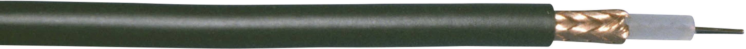BEDEA Koaxialkabel Außen-Durchmesser: 2.67 mm RG174 50 ¿ Schwarz Bedea 10890911 Meterware