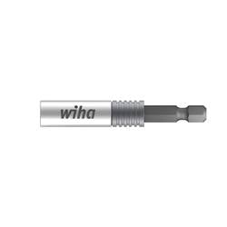 Wiha Magnet-Bithalter CentroFixSlim Edelstahl 1/4 Länge 66mm E6,3 39134 CentroFix SuperSlim Schnellwechselhalter, magnetisch, Form E 6,3 66 mm