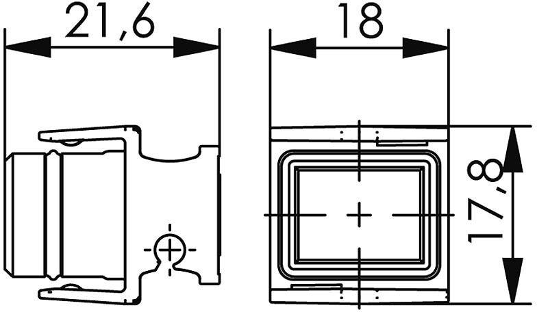 Telegärtner STX V4 Flanschschutzkappe 100022774-4