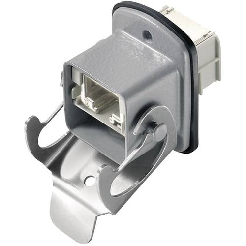 Telegärtner 100007421 STX V5 RJ45-Flanschset Variante 5 100007421 Kupplung, Einbau Pole: 8P8C Aluminium 1 St.