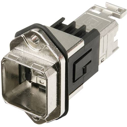 Thumbnail - Telegärtner 100007423 RJ45-Flanschset Variante 14 100007423 Chassisbuchse, Einbau Pole: 8P8C Metall 1 St.