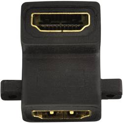 Image of HDMI Adapter einseitig gewinkelt [1x HDMI-Buchse - 1x HDMI-Buchse] Schwarz Inakustik