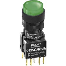 Image of DECA ADA16S6-MR1-A2JG Drucktaster 250 V/AC 5 A 2 x Aus/(Ein) tastend Grün IP65 1 St.