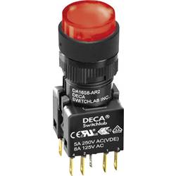 Image of DECA ADA16S6-MR1-B2GR Drucktaster 250 V/AC 5 A 1 x Aus/(Ein) tastend Rot IP65 1 St.