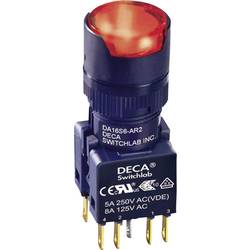Image of DECA ADA16S6-MR2-A2GR Drucktaster 250 V/AC 5 A 2 x Aus/(Ein) tastend Rot IP65 1 St.