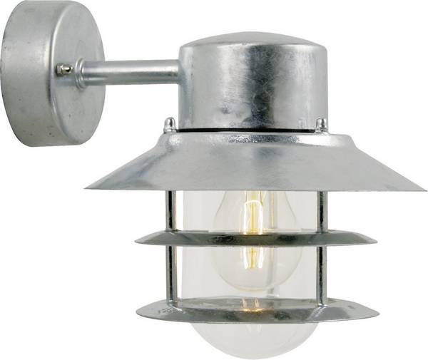 Nordlux Blokhus 25051031 Außenwandleuchte Energiesparlampe, LED E27 60 W Stahl