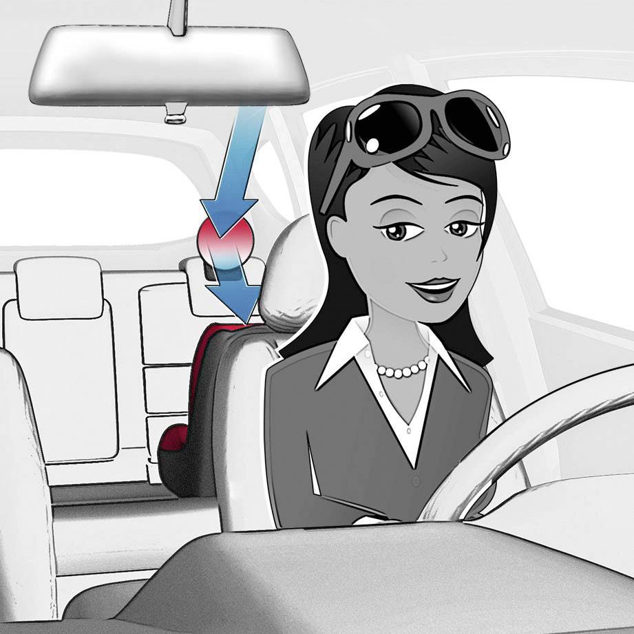 reer 8601 – Baby Rücksitzspiegel SafetyView für mehr Sicherheit im Auto, bruchsicher, ideal-6