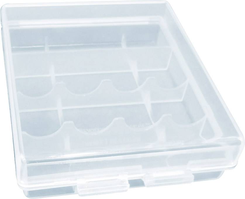 Transparente Kunststoffbox mit mehreren Fächern. Ideal zur Aufbewahrung kleiner Gegenstände.