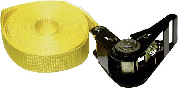 Kunzer ZG 6,0 Einteiliger Spanngurt Zugkraft LC Niederzurren (einzeln/direkt)=400 daN (L x B) 6 m x 25 mm Ratsche EN 12195-2
