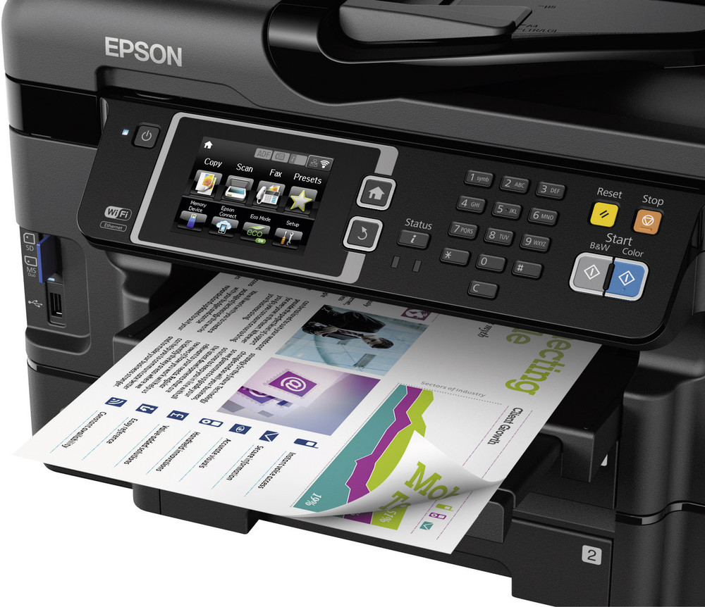Epson Workforce Wf 3640dtwf Tintenstrahl Multifunktionsdrucker A4 Drucker Fax Kopierer 9852