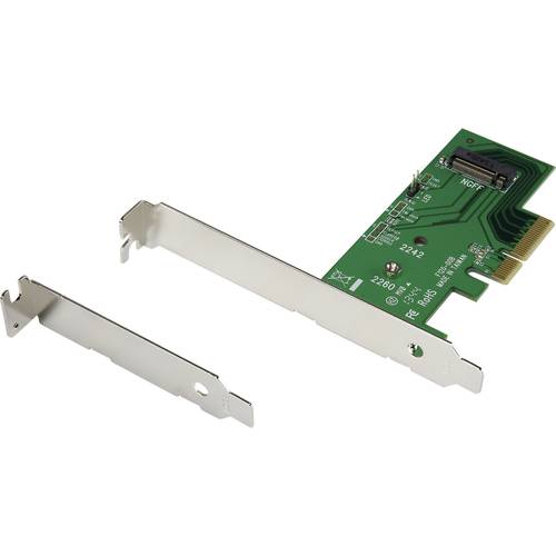 Renkforce RF-2384500 1 Port M.2 Controller PCIe x4 Passend für (SSD): 2242, 2260, 2280 inkl. Low-Profile Slotblech