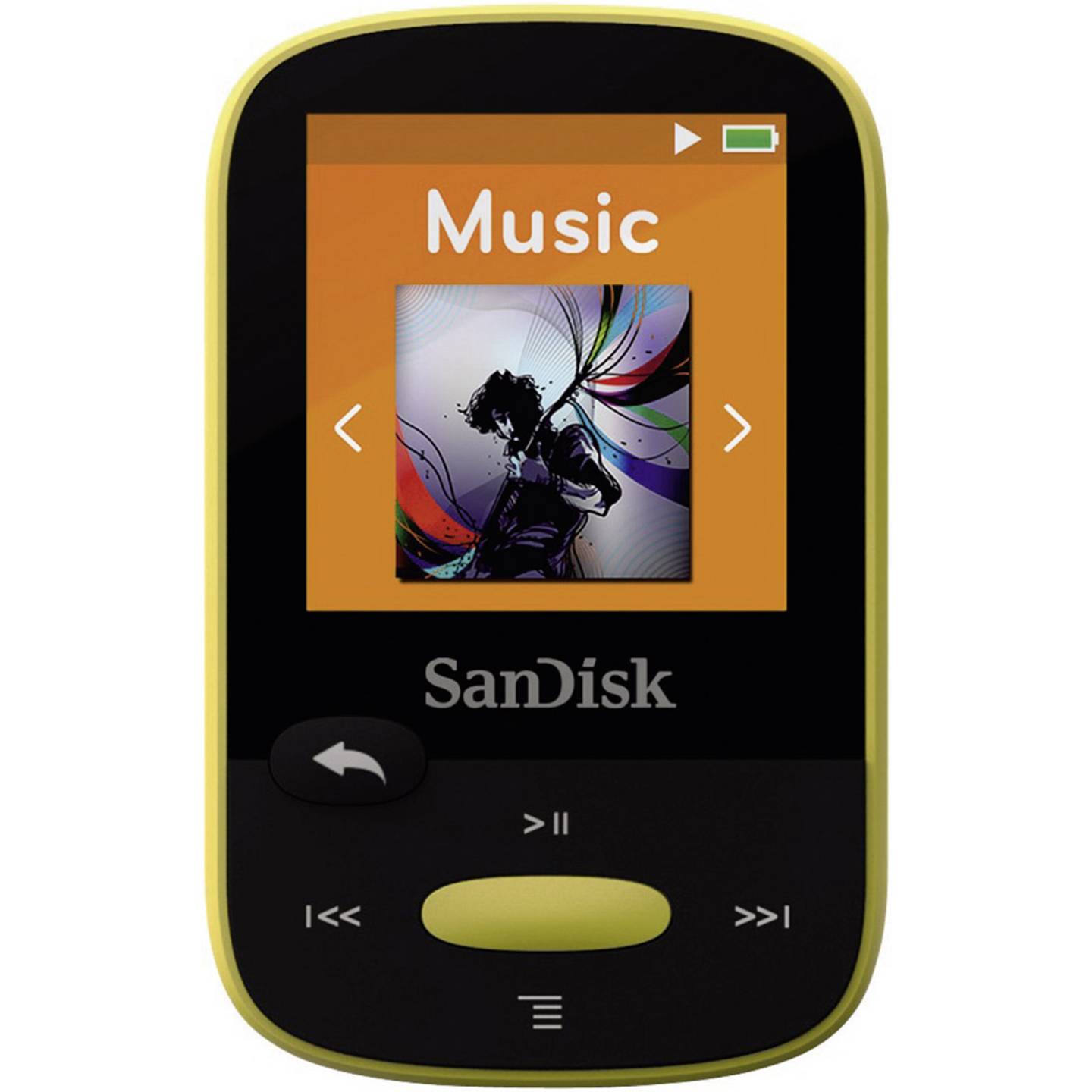 SanDisk Sansa Clip Sport MP3Player 8 GB Gelb