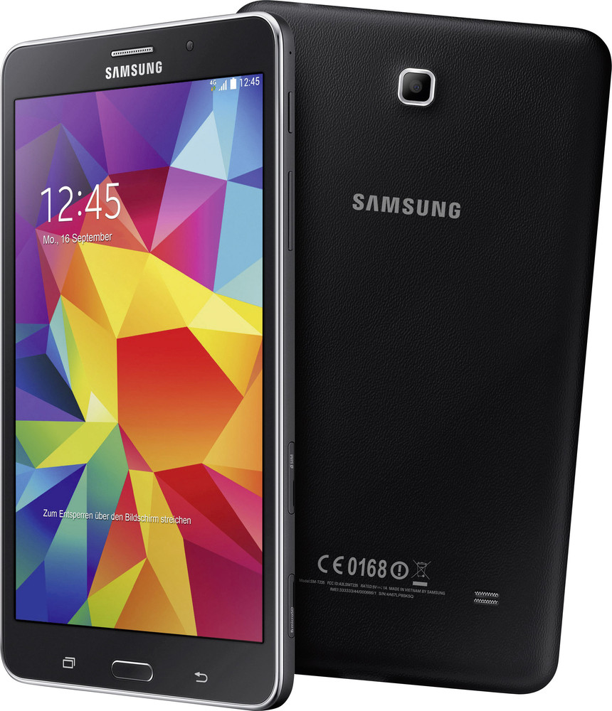 Samsung Galaxy Tab 4 Android-Tablet 17.8 cm (7 Zoll) 8 GB Wi-Fi Schwarz ...
