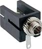 Lumberg 1501 09 Klinken-Steckverbinder 2.5 mm Buchse, Einbau horizontal Polzahl: 2 Mono Schwarz 1 St.