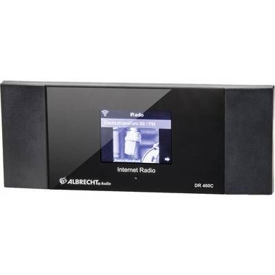Albrecht DR 460 C Internet-Radio für die Stereoanlage Colordisplay.Radiowecker mit 2 Weckzeiten, Timer und Sleeptimer, F-2