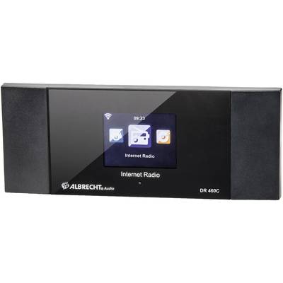 Albrecht DR 460 C Internet-Radio für die Stereoanlage Colordisplay.Radiowecker mit 2 Weckzeiten, Timer und Sleeptimer, F-3