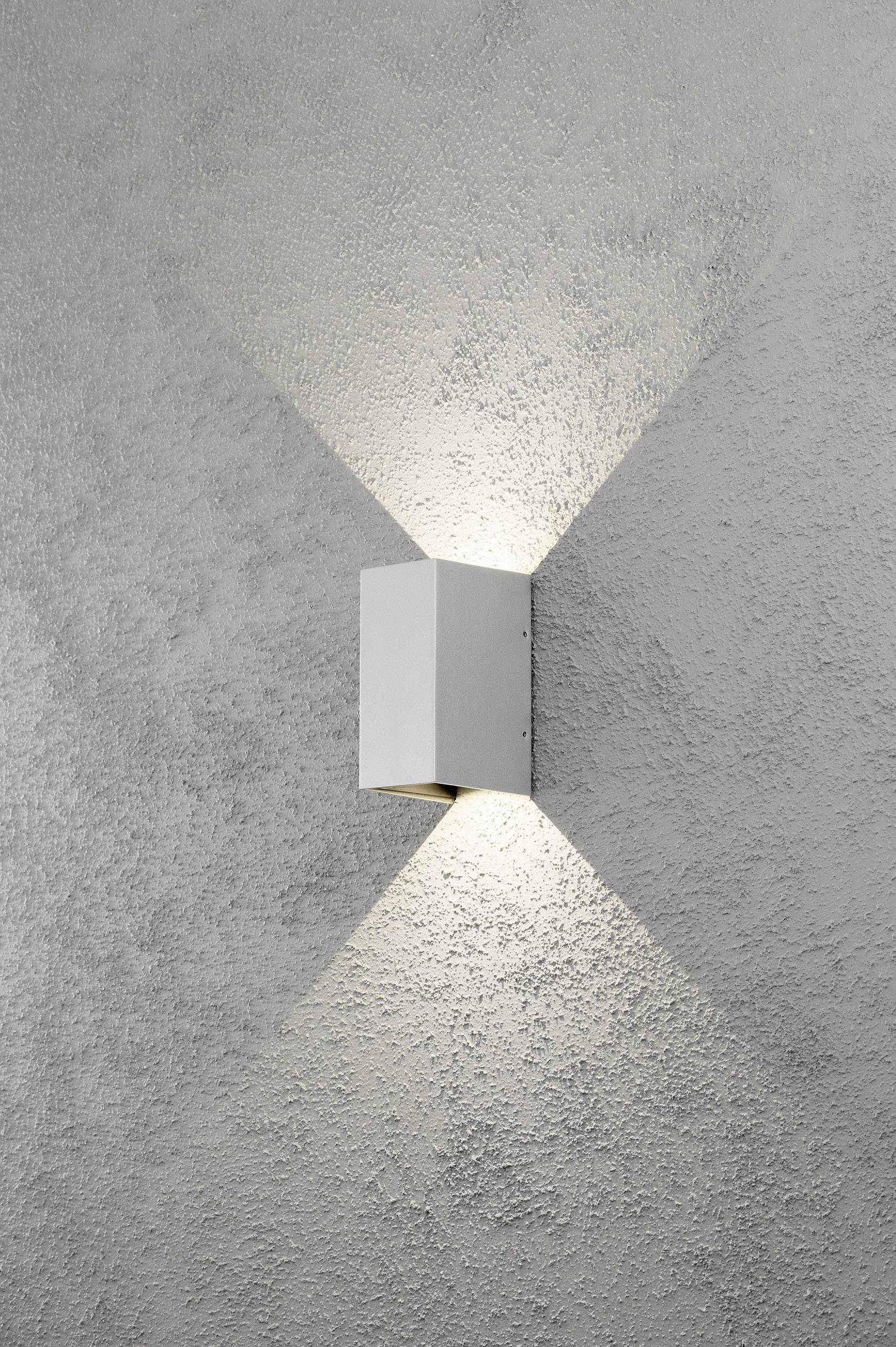 KONSTSMIDE LED-Außenwandleuchte 6 W Warm-Weiß Konstsmide Cremona 7940-310 Grau