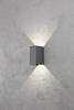 Konstsmide Cremona 7940-370 LED-Außenwandleuchte EEK: F (A - G) LED LED fest eingebaut 6 W Anthrazit