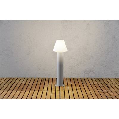 Konstsmide 7272-302 Barletta Außenstandleuchte   Energiesparlampe E27 18 W Acrylglas matt, Grau
