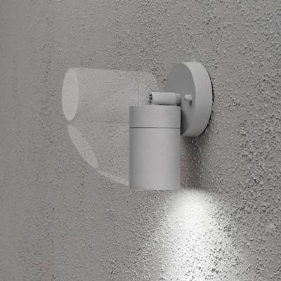 Konstsmide Modena Spot 7598-300 Außenwandleuchte  Energiesparlampe, LED GU10 7 W Grau