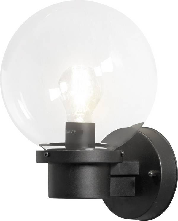 Konstsmide Nemi 7335-750 Außenwandleuchte Energiesparlampe, LED E27 60 W Schwarz