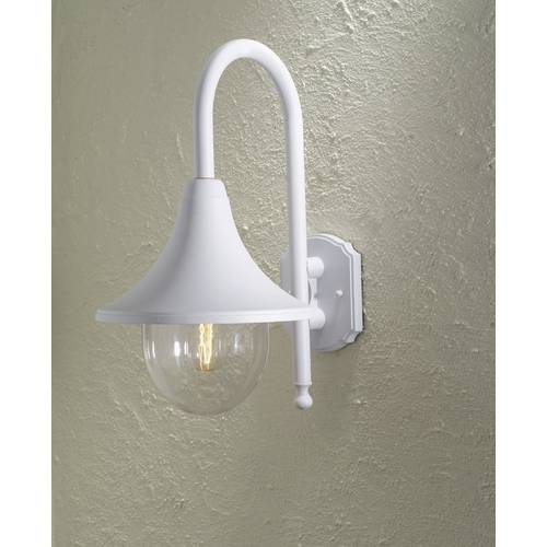 Konstsmide Bari 7237-250 Außenwandleuchte Energiesparlampe, LED E27 75 W Weiß